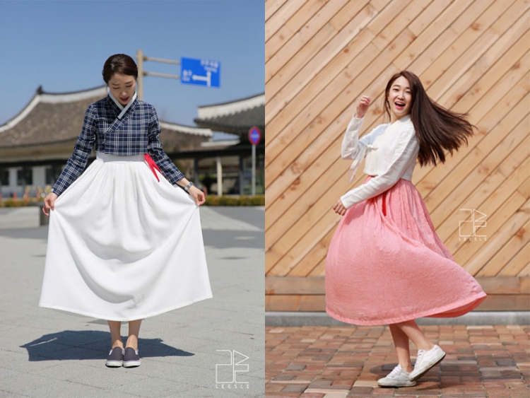 chan hanbok truyen thong gioi tre han dua nhau dien hanbok cach tan - hinh anh 2