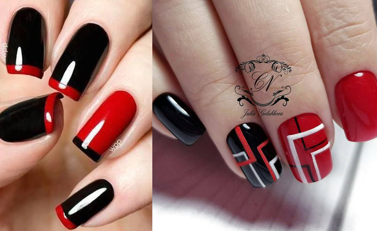 Chết ngất với ý tưởng nail Black and White cá tính và huyền bí - image 13