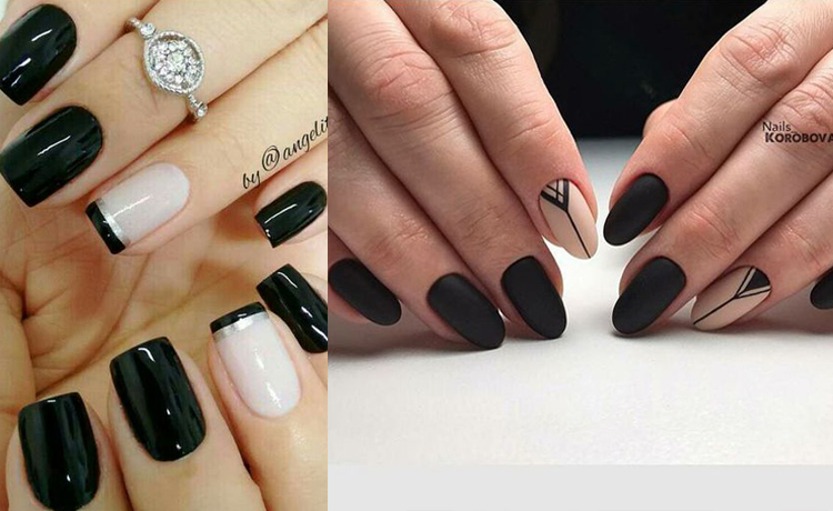 Chết ngất với ý tưởng nail Black and White cá tính và huyền bí - image 18