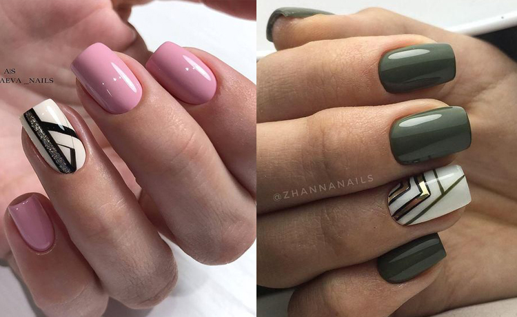 Chết ngất với ý tưởng nail Black and White cá tính và huyền bí - image 20