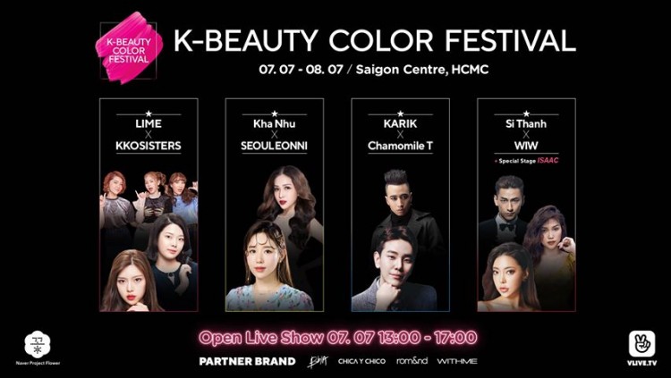 Sự kiện bùng nổ K Beauty Color Festival 2018 với sự tham dự của hàng loạt idol Việt-Hàn nổi tiếng - image 1