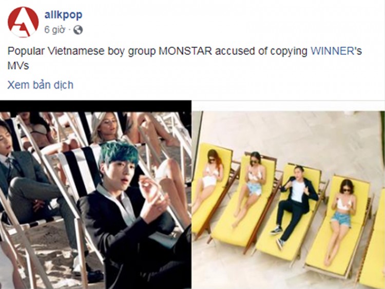 MONSTAR và màn “học hỏi” Winner lên báo Kpop với tựa đề boygroup nổi tiếng Việt Nam đạo nhái - image 1