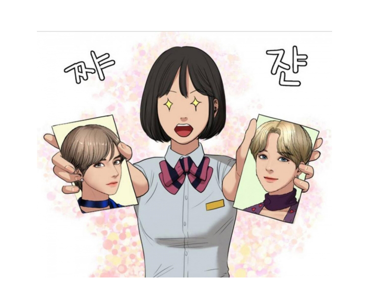 Lần đầu tiên BTS hóa thân thành nhân vật hoạt hình đầy lung linh trên 1 series webtoon của Hàn Quốc
 - image 2