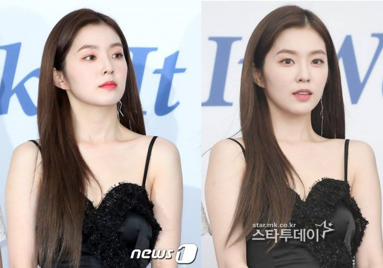 Irene Red Velvet khoe vẻ sexy mặc áo hai dây cúp ngực làm đứ đừ cánh phóng viên và người hâm mộ - image 1