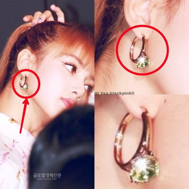 Yêu lắm thương lắm nên so kỹ lắm stylist chế nhẫn thành khuyên tai cho Lisa Black Pink - image 1