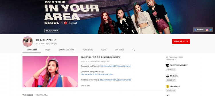 BlackPink trở thành Bà trùm nhất thế giới với số lượng người subscribers trang Youtube nhiều nhất  - image 1