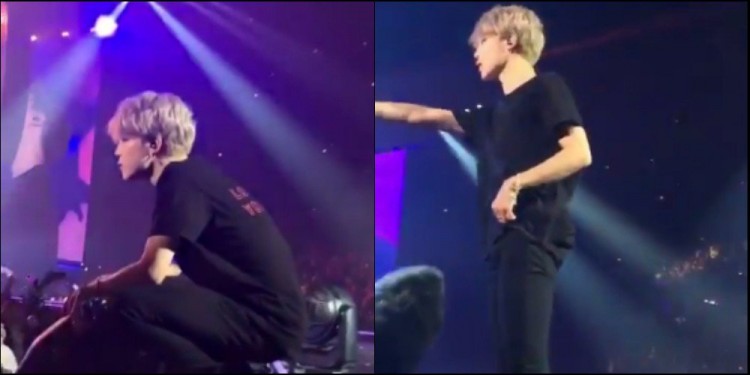 Fan ngất xỉu trong concert của BTS Jimin dừng hát ra mặt kiểm tra và chăm sóc fan  - image 2