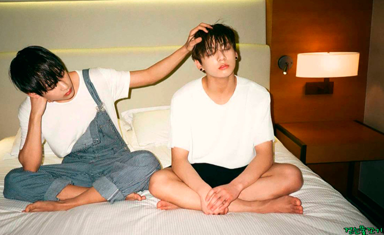 Hàng loạt hình ảnh cho thấy đứa trẻ bên trong của anh em sinh đôi TaeTae -Jungkook  - image 1