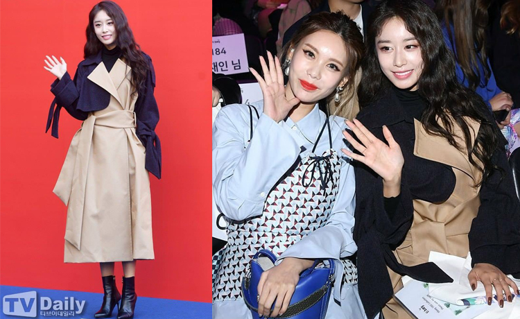 Hậu bệnh tình Jiyeon xuống sắc thê thảm gầy và già như bà cô xuất hiện tại Seoul Fashion Week - image 5