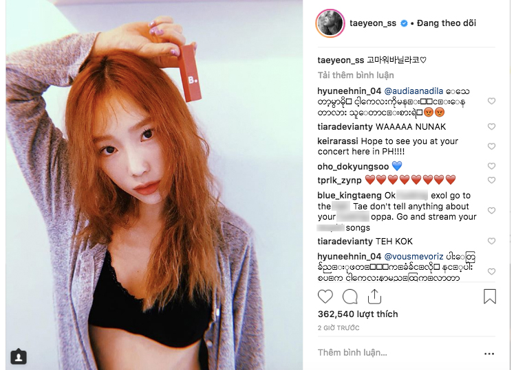 Tin nổi không Taeyeon ngây thơ ngày nào giờ đã giống HyunA phanh áo khoe nội y táo bạo trên IG - image 2