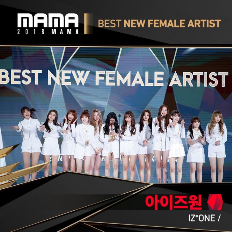 MAMA 2018 con gái Mnet IZONE gây bão khi được giải tân binh GI-DLE nhận giải phong thủy - image 2