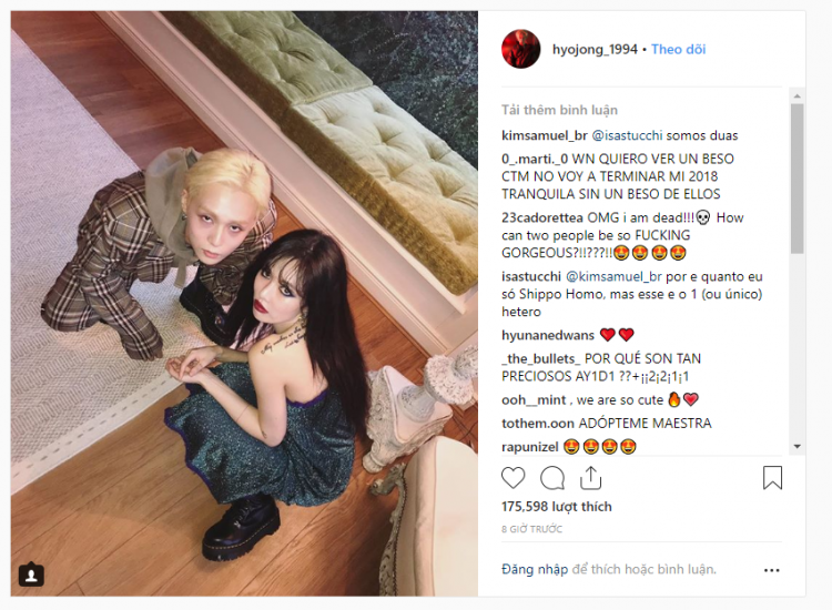 EDawn tự nhiên như ruồi áp mặt vào ngực HyunA hôn nhau ngọt ngào  - image 2