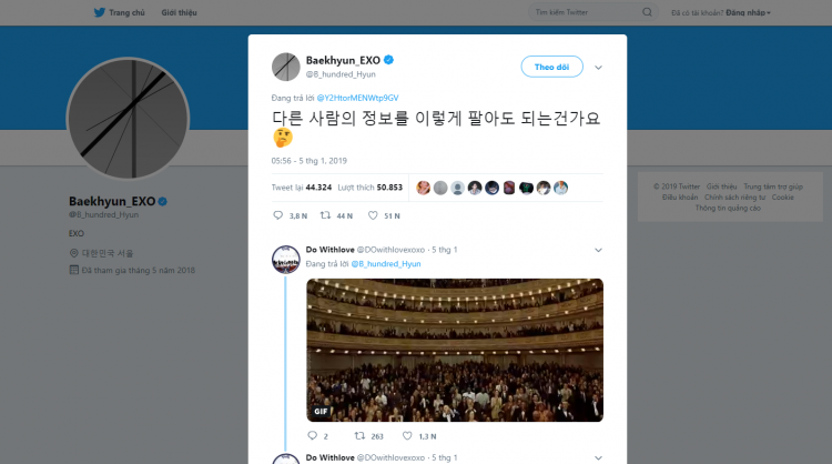 Netizen rao bán thông tin mật EXO tràn lan trên mạng bí mật bị nhiều người biết Baekhyun lên tiếng - image 1