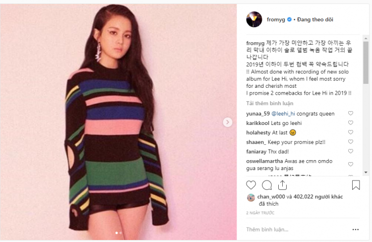 Scandal ngập đầu YangHyunSuk thừa cơ mang LeeHi để lấy lòng fan vì ghét bỏ bù tổn thất cho LeeHi - image 1