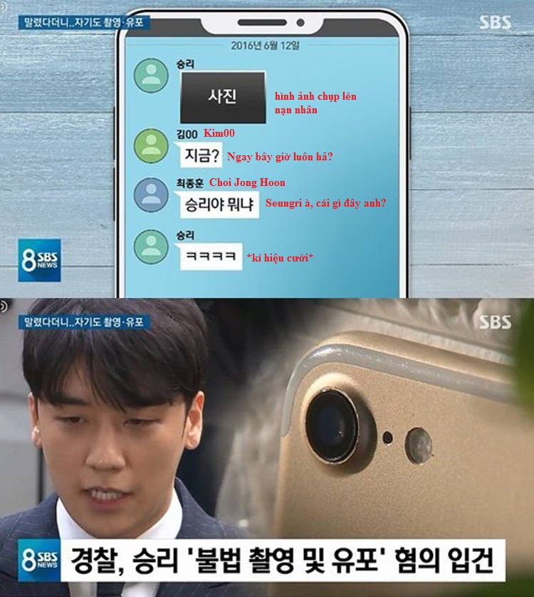 Seungri bị SBS bóc trần cười ha hả sau khi khoe chiến tích chụp lén trong groupchat tình dục  - image 1