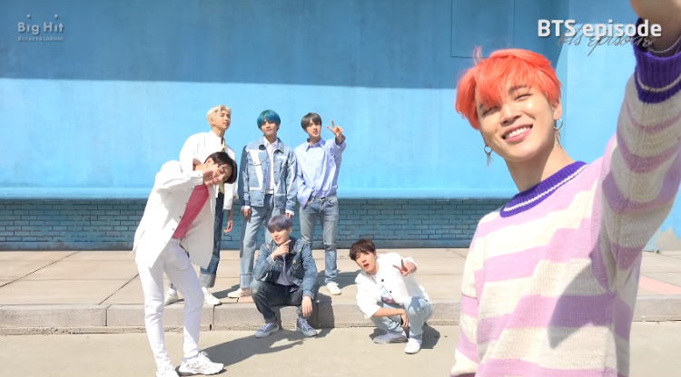 BTS thể hiện bản tính thật siêu lầy lội nhí nhố và đáng yêu trong video hậu trường ‘Boy With Luv’ - image 4