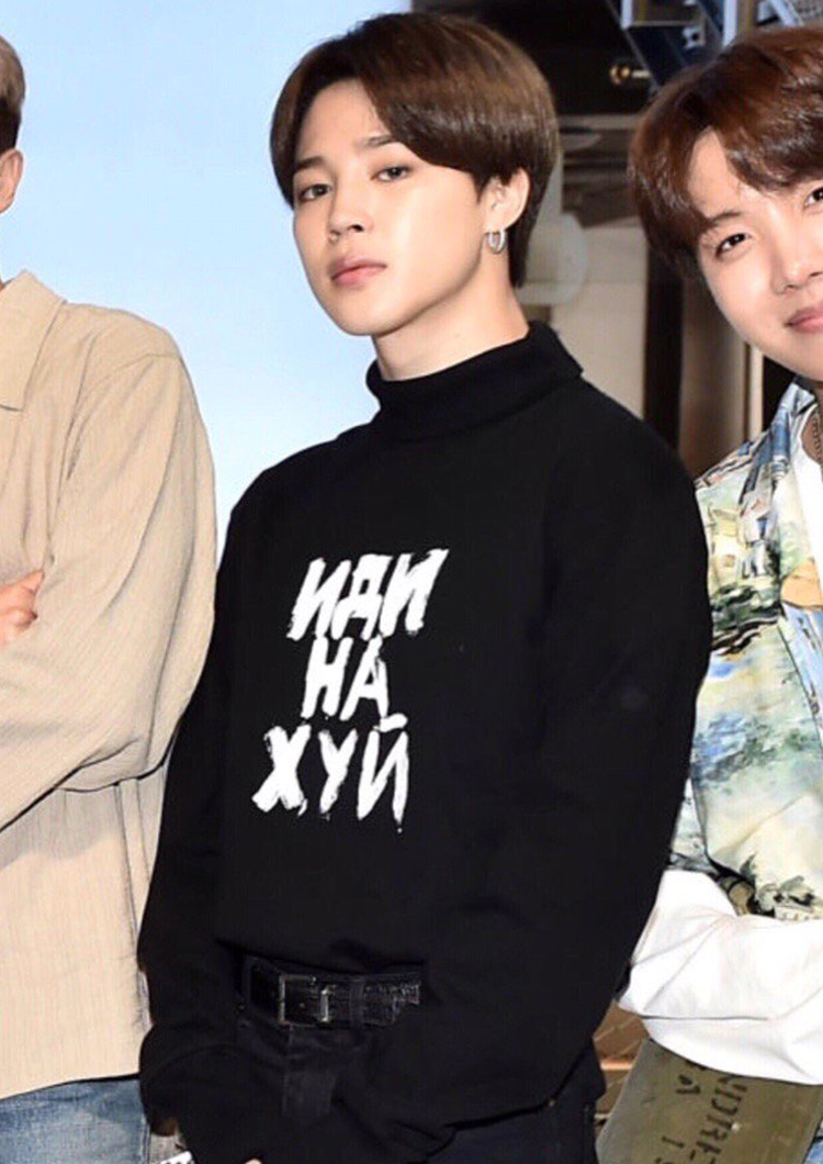 BTS Jimin mặc áo in chữ Fck you cực lớn lần thứ 2 lao đao vì scandal trang phục nhạy cảm  - image 2