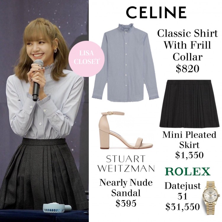 Soi  những set outfit đơn giản của Lisa tưởng giá nhẹ nhàng ai ngờ toàn trăm củ - image 1