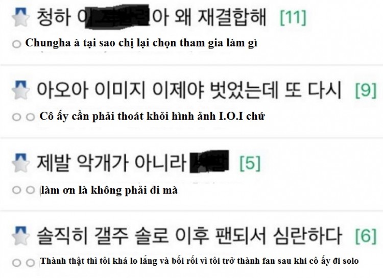 Không phải ai cũng vui việc IOI trở lại fan Chungha khó chịu vì thần tượng quá trung thành - image 1