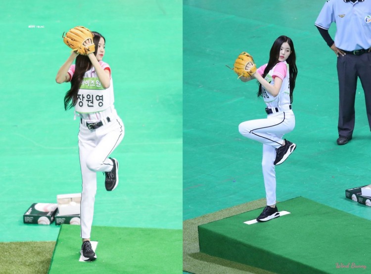 Jang Wonyoung IZ  ONE tranh thủ uốn éo để khoe cơ thể tại ISAC 2019 ừ thì biết chân dài rồi mà - image 4