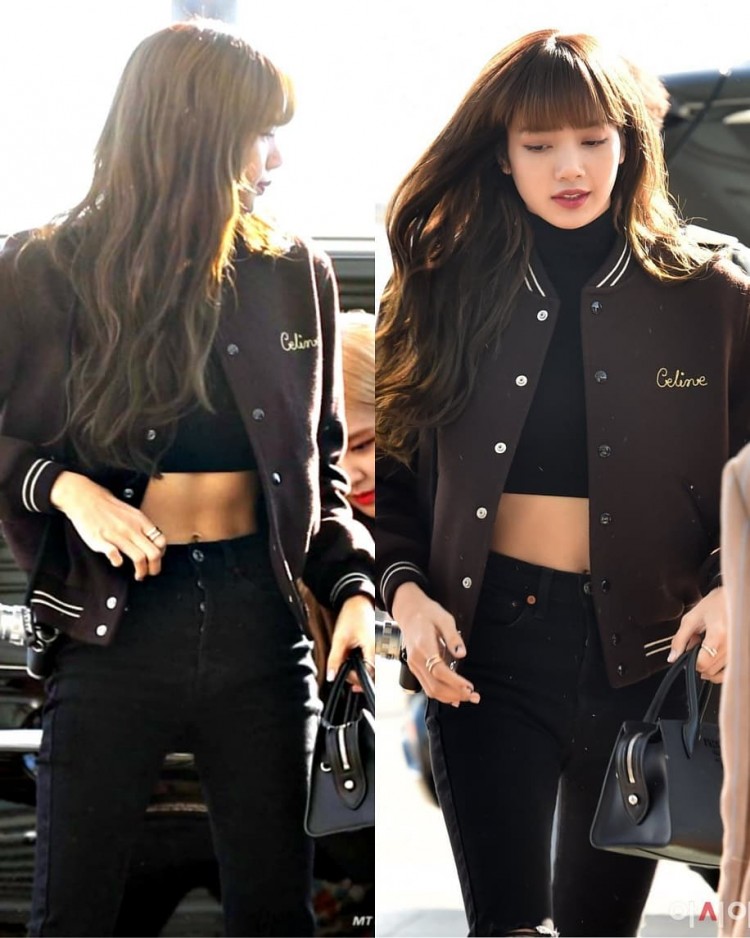 Fan BLACKPINK vừa lo lắng vừa không hiểu nổi cho set đồ của Lisa hôm nay O độ mà mặc crop top - image 1